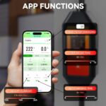 Portable EV Charger 7KW 32A | WiFi App Control | Type 2, Type 1 & GB/T Compatible | 5M Cable IP65