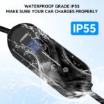 Portable EV Charger 3.5KW | Type 2 IEC62196 / GB/T / J1772 Adjustable 16A | 5M Cable with LCD Display