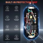 Portable EV Charger 7KW 32A | WiFi App Control | Type 2, Type 1 & GB/T Compatible | 5M Cable IP65