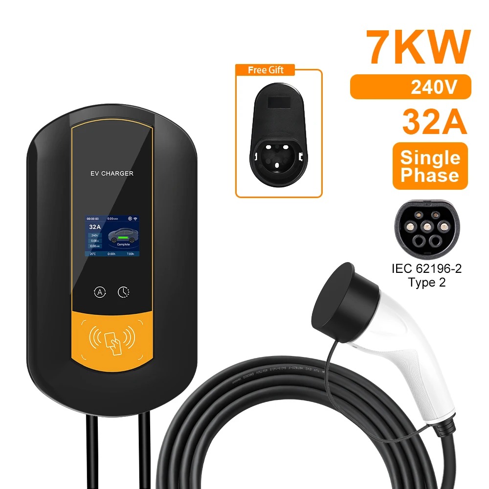 Type2 EV Wallbox Charger 32A 7KW-22KW | JDMEX APP Control